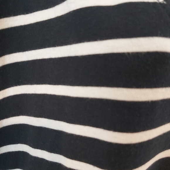 ABERCROMBIE & FITCH | Women's V-Neck Top Blue White Size Large - Picture 6 of 10